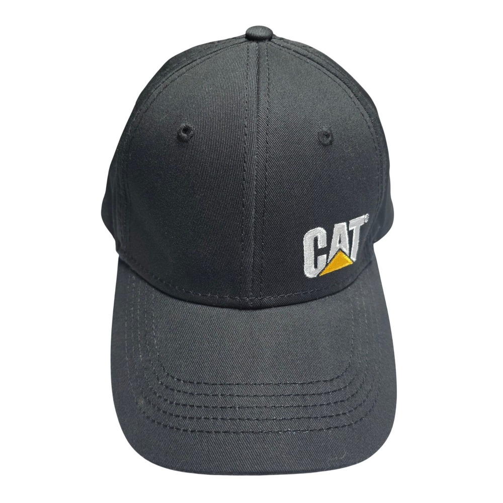 Caterpillar CAT Black Cotton Baseball Cap Boyd‎ Dealer Logo Hat Adjustable